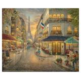 Paris Cafe Art Print By Kinkade Studios Paris Cafe Art Print By Kinkade Studios