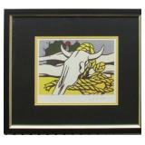 Still Life Skull Framed by Roy Lichtenstein Still Life Skull Framed by Roy Lichtenstein