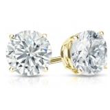 14kt Gold 6.00 ct Brilliant VS Lab Diamond Studs 14kt Gold 6.00 ct Brilliant VS Lab Diamond Studs