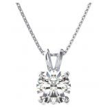 14kt Gold Brilliant 2.00+ ct Lab Diamond Pendant 14kt Gold Brilliant 2.00+ ct Lab Diamond Pendant