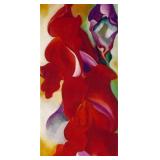 Red Snapdragons c.1923 Canvas by Georgia O Red Snapdragons c.1923 Canvas by Georgia O