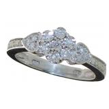 Antique Style Diamond Designer Ring Antique Style Diamond Designer Ring