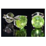 Natural 2.00 ct Lime Citrine Stud Earrings Natural 2.00 ct Lime Citrine Stud Earrings