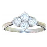 Platinum 1.00 ct Natural Brilliant Diamond Ring Platinum 1.00 ct Natural Brilliant Diamond Ring