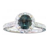 14kt Gold 2.09 ct GIA Sapphire & Diamond Ring 14kt Gold 2.09 ct GIA Sapphire & Diamond Ring