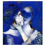 Blue Lovers c.1914 Canvas by Marc Chagall Blue Lovers c.1914 Canvas by Marc Chagall