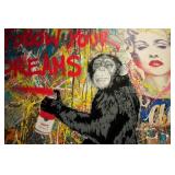 Follow Your Dreams Giclee Canvas by Mr. Brainwash Follow Your Dreams Giclee Canvas by Mr. Brainwash