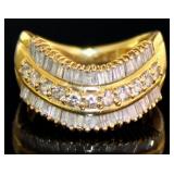 18kt Gold Natural 1.00 ct Brilliant Diamond Ring 18kt Gold Natural 1.00 ct Brilliant Diamond Ring