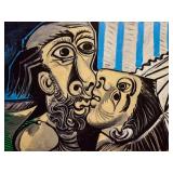 Le Baiser, The Kiss c.1969 Canvas by Pablo Picasso Le Baiser, The Kiss c.1969 Canvas by Pablo Picasso