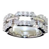 Quality 1.10 ct VS Lab Diamond Paperclip Ring Quality 1.10 ct VS Lab Diamond Paperclip Ring