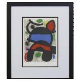 Perriere le Miroir Framed by Joan Miro Perriere le Miroir Framed by Joan Miro