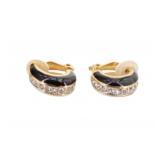 Nina Ricci Rhinestone Clip On Earrings Nina Ricci Rhinestone Clip On Earrings