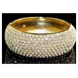 Extra Large Rhinestone Fashion Bangle Bracelet Extra Large Rhinestone Fashion Bangle Bracelet