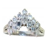 Platinum Natural 1.07 ct Brilliant Diamond Ring Platinum Natural 1.07 ct Brilliant Diamond Ring