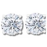 14kt Gold Round 3.00 ct VS Diamond Stud Earrings 14kt Gold Round 3.00 ct VS Diamond Stud Earrings