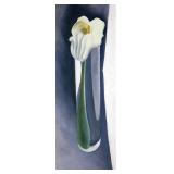 Calla Lily in Tall Glass Canvas by Georgia Okeeffe Calla Lily in Tall Glass Canvas by Georgia Okeeffe