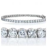 14k Gold Brilliant 10.00 ct  Lab Diamond Bracelet 14k Gold Brilliant 10.00 ct  Lab Diamond Bracelet