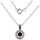 Brilliant Fancy Blue Natural Diamond Neclace Brilliant Fancy Blue Natural Diamond Neclace