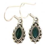 Marquise Cut 1.40 ct Natural Emerald Earrings Marquise Cut 1.40 ct Natural Emerald Earrings