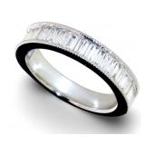 Brilliant 3/4 ct VS Baguette Lab Diamond Ring Brilliant 3/4 ct VS Baguette Lab Diamond Ring
