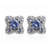 Antique Style Natural Tanzanite Earrings Antique Style Natural Tanzanite Earrings