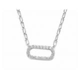 Brilliant 1.25 ct  Lab Diamond Paperclip Necklace Brilliant 1.25 ct  Lab Diamond Paperclip Necklace