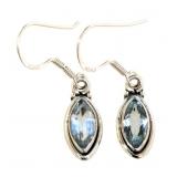 Vintage Style Natural Sky Blue Topaz Earrings Vintage Style Natural Sky Blue Topaz Earrings