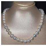 14kt Gold Natural 7 mm 16.5" Pearl Necklace 14kt Gold Natural 7 mm 16.5" Pearl Necklace