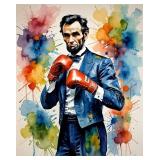 Lincoln Fights I LTD Edition by Van Gogh Limited Lincoln Fights I LTD Edition by Van Gogh Limited