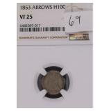 1853 Seated Silver Half Dime 1853 Seated Silver Half Dime