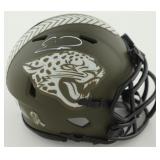 Autographed Calvin Ridley Jaguars Mini Helmet Autographed Calvin Ridley Jaguars Mini Helmet