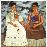 The Two Fridas c.1939 Canvas Giclee by Frida Kahlo The Two Fridas c.1939 Canvas Giclee by Frida Kahlo
