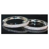 Quality 1/4 ct Natural Diamond Hoop Earrings Quality 1/4 ct Natural Diamond Hoop Earrings