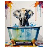 Elephant In Tub I LTD EDT By Van Gogh Ltd. Elephant In Tub I LTD EDT By Van Gogh Ltd.