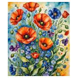 Poppies & Sweet Peas I LTD EDT by Van Gogh LTD Poppies & Sweet Peas I LTD EDT by Van Gogh LTD