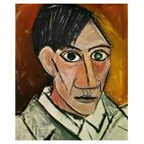 Self Portrait c.1907  Canvas by Pablo Picasso Self Portrait c.1907  Canvas by Pablo Picasso