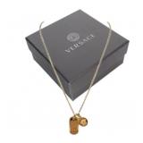 Versace Greca Tag Necklace