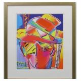 Zero Prism Framed Giclee by Peter Max