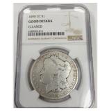 1890 CC Carson City Morgan Silver Dollar