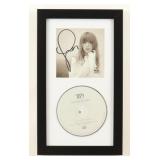 Autographed Taylor Swift CD Display
