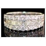 Platinum 2.00ct Natural VVS Brilliant Diamond Ring