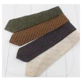 Christian Dior Set of 4 Neckties