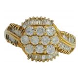 18kt Gold 1.00 ct Natural Brilliant Diamond Ring
