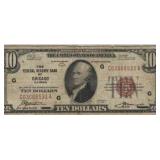 1929 Chicago $10 Federal Reserve Bank Note