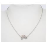 Christian Dior Logo Letter Necklace