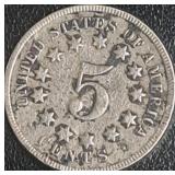 1869 Shield Nickel