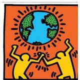 Keith Haring - Untitled (world) Giclee Print