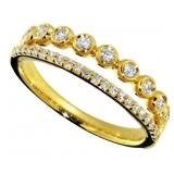 Brilliant 1/4 ct VS Lab Diamond Designer Ring