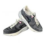 Golden Goose Black Running Star Shoes GGBD Sz 37