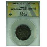 1846 Braided Hair Large Cent